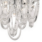 Roxanne Small 7 Light Flush Polished Chrome Crystal<br>Crystal
