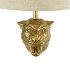 Ruri Leopard Wall Light Gold With Shade <br>Matt Gold