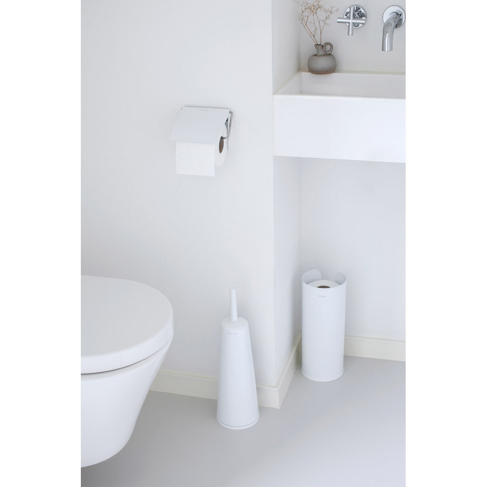 Brabantia Toilet Roll Holder Classic White