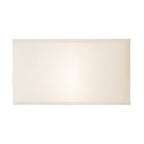 S1021 Cream Cotton Rectangle Shade 34cm<br>Cream