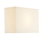 Piza Cream Cotton Rectangle Shade 24cm<br>Cream