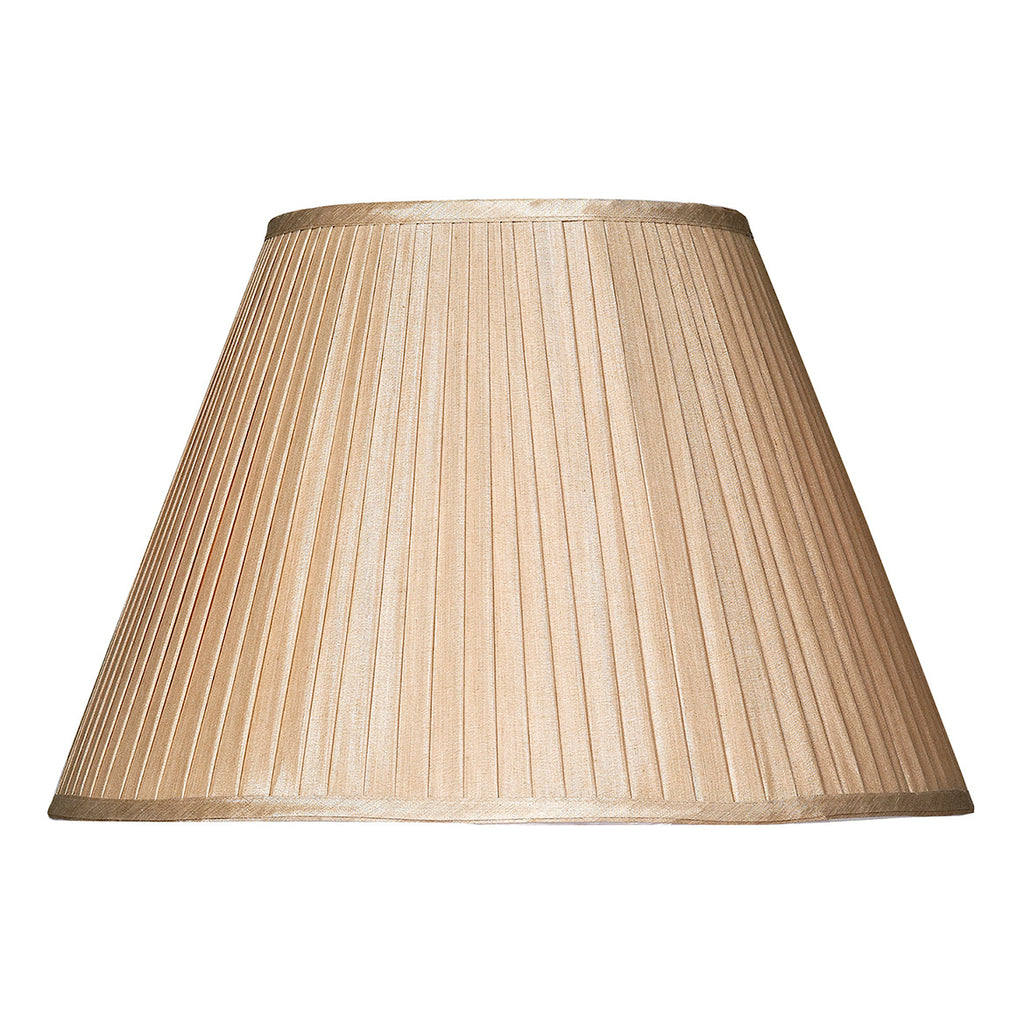 S1086 Taupe Faux Silk Tapered Drum Shade 43cm<br>Taupe