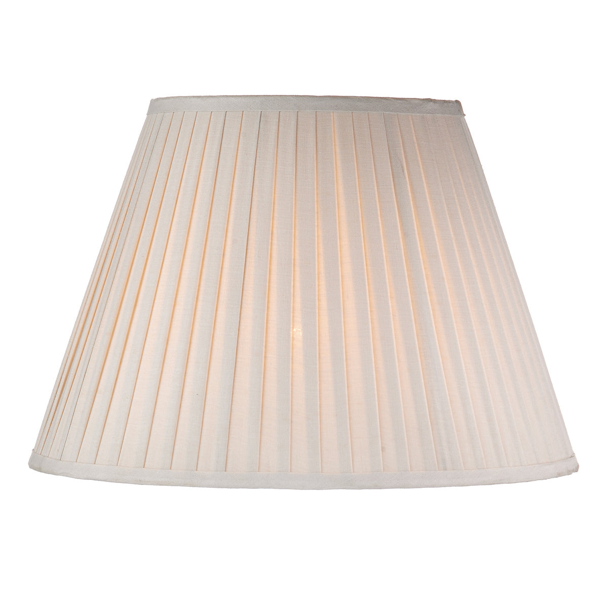 S1098 Taupe Cotton Tapered Drum Shade 43cm<br>Taupe