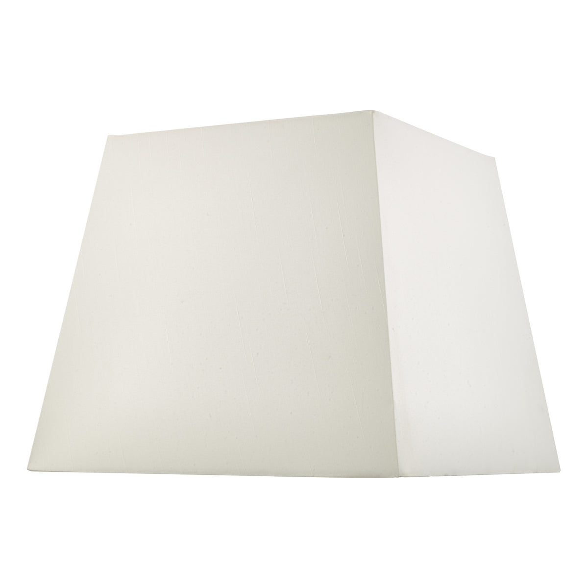 S1101 Ivory Faux Silk Tapered Square Shade 37cm<br>Ivory