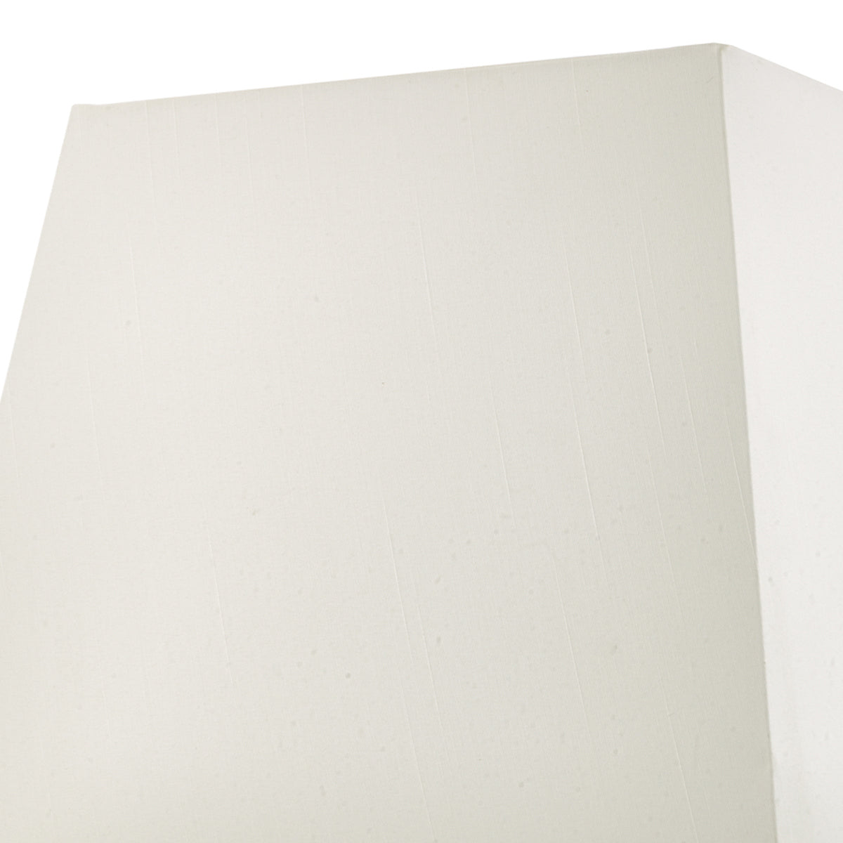 S1101 Ivory Faux Silk Tapered Square Shade 37cm<br>Ivory