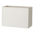 Modena Ivory Cotton Rectangle Shade 20cm<br>Ivory