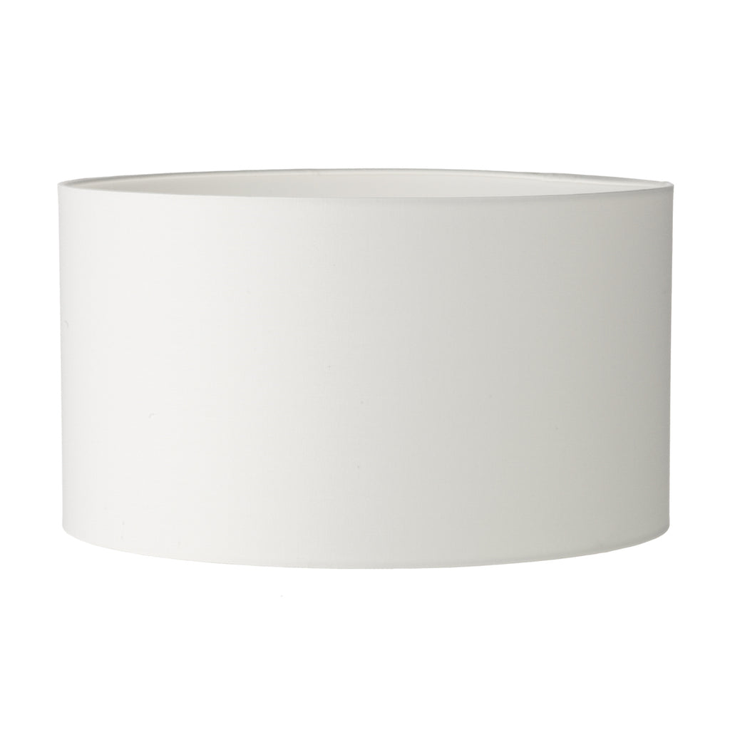 Rimini Ivory Cotton Drum Shade 25cm<br>Ivory