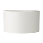 Rimini Ivory Cotton Drum Shade 25cm<br>Ivory