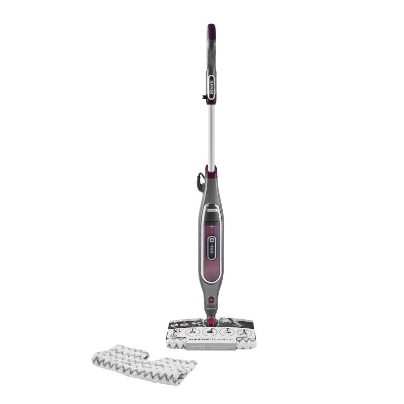 Shark S6003UK Klik n'Flip Automatic Steam Pocket Mop - Shark Steel Grey/Bordeaux