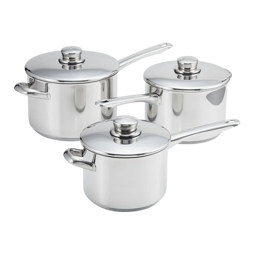 Stellar S8A1 8000, 3 Piece Saucepan Set
