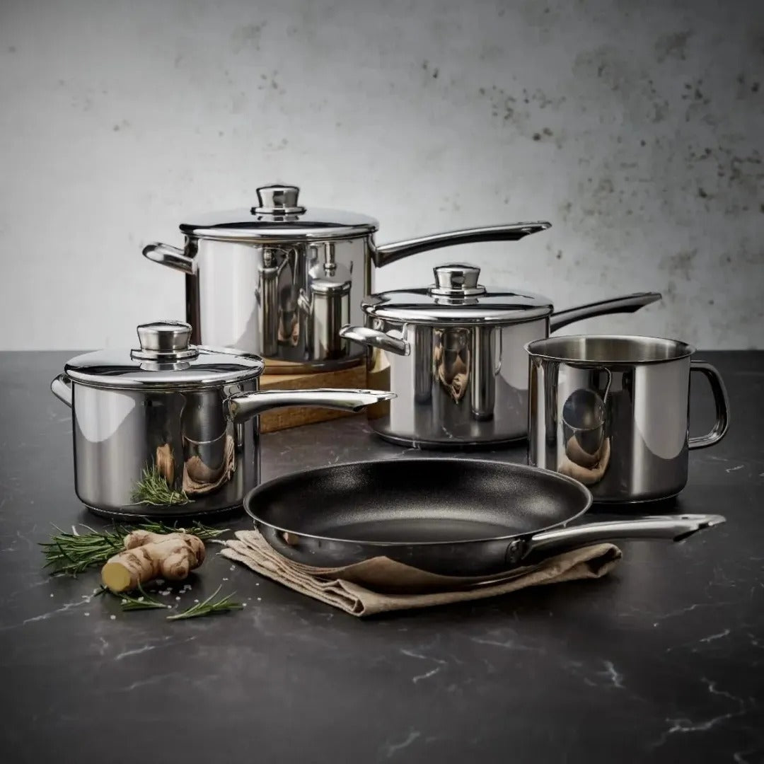 Stellar S8C1 8000, 5 Piece Saucepan Set