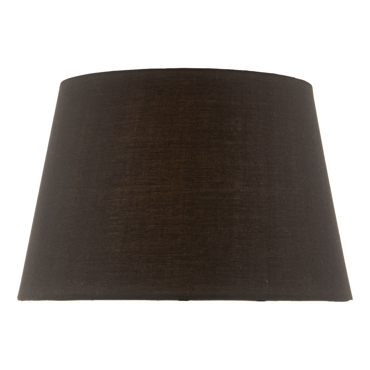 Safia Black Cotton Tapered Drum Shade 36cm<br>Black