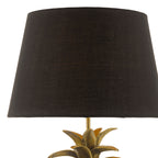 Safa Pineapple Table Lamp Gold With Shade <br>Matt Gold