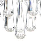 Saigon 5 Light Flush Polished Chrome/Clear<br>Crystal