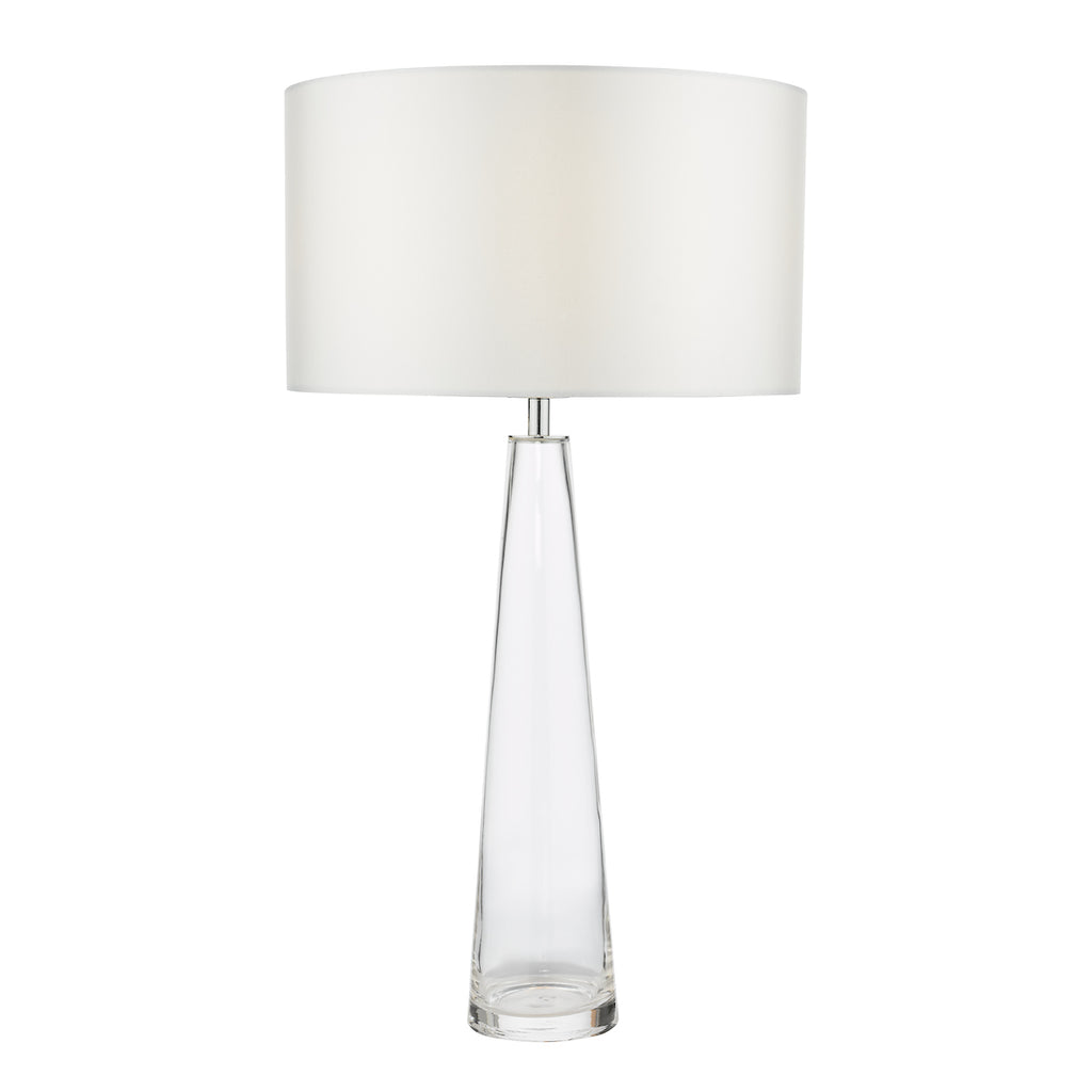 Samara Table Lamp Clear Glass Base Only<br>Glass