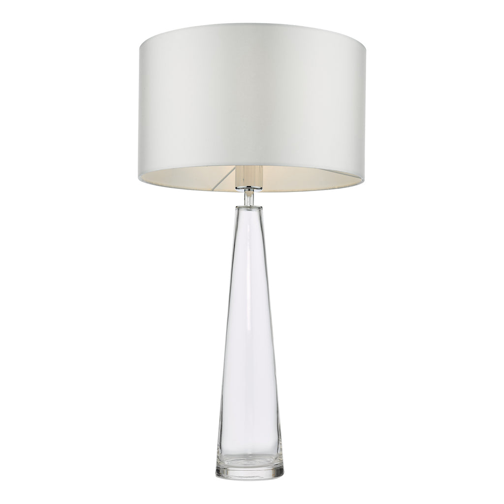 Samara Table Lamp Clear Glass Base Only<br>Glass