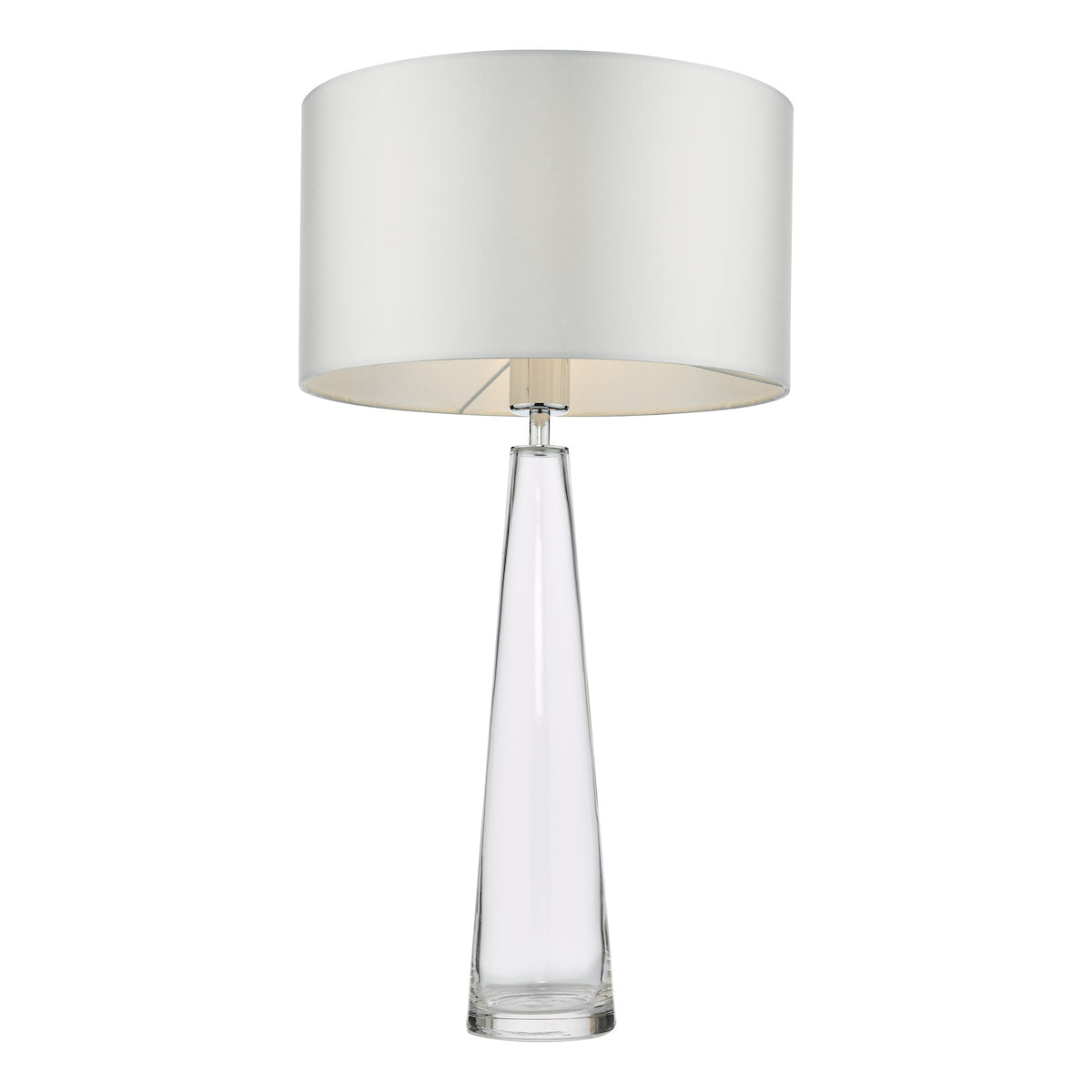 Samara Table Lamp Clear Glass Base Only<br>Glass