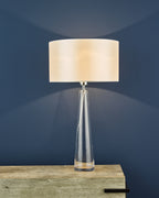Samara Table Lamp Clear Glass Base Only<br>Glass