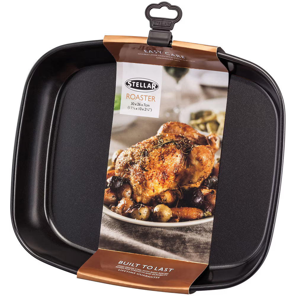 Stellar Bakeware - SB86 30 x 26 x 6cm Roasting Tray -  Non-Stick