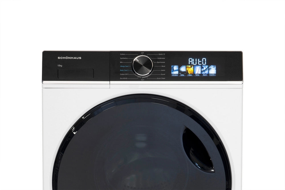 Schonhaus WMSF011014AW 10kg Washing Machine - White