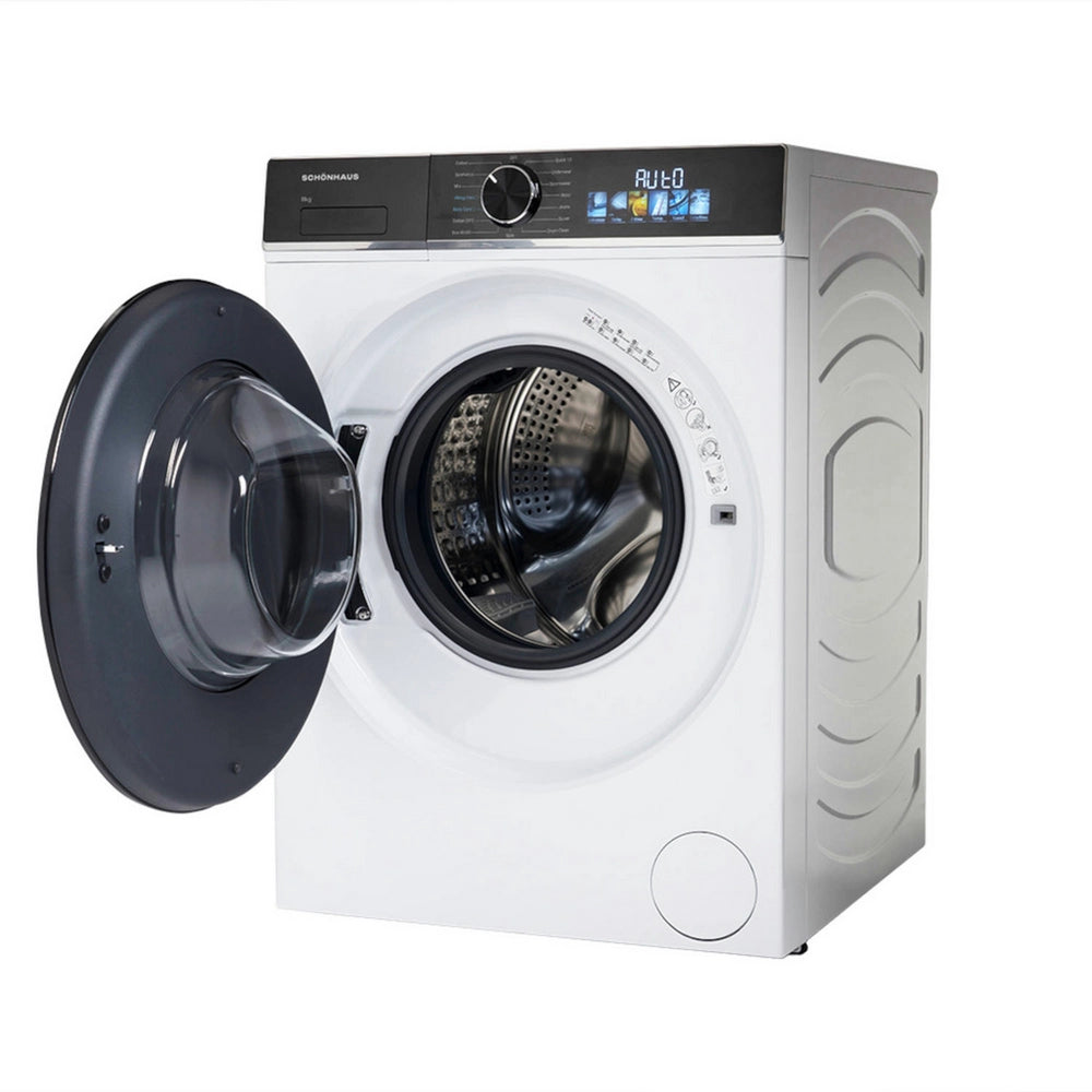Schonhaus WMSF01814AW 8kg Washing Machine - White