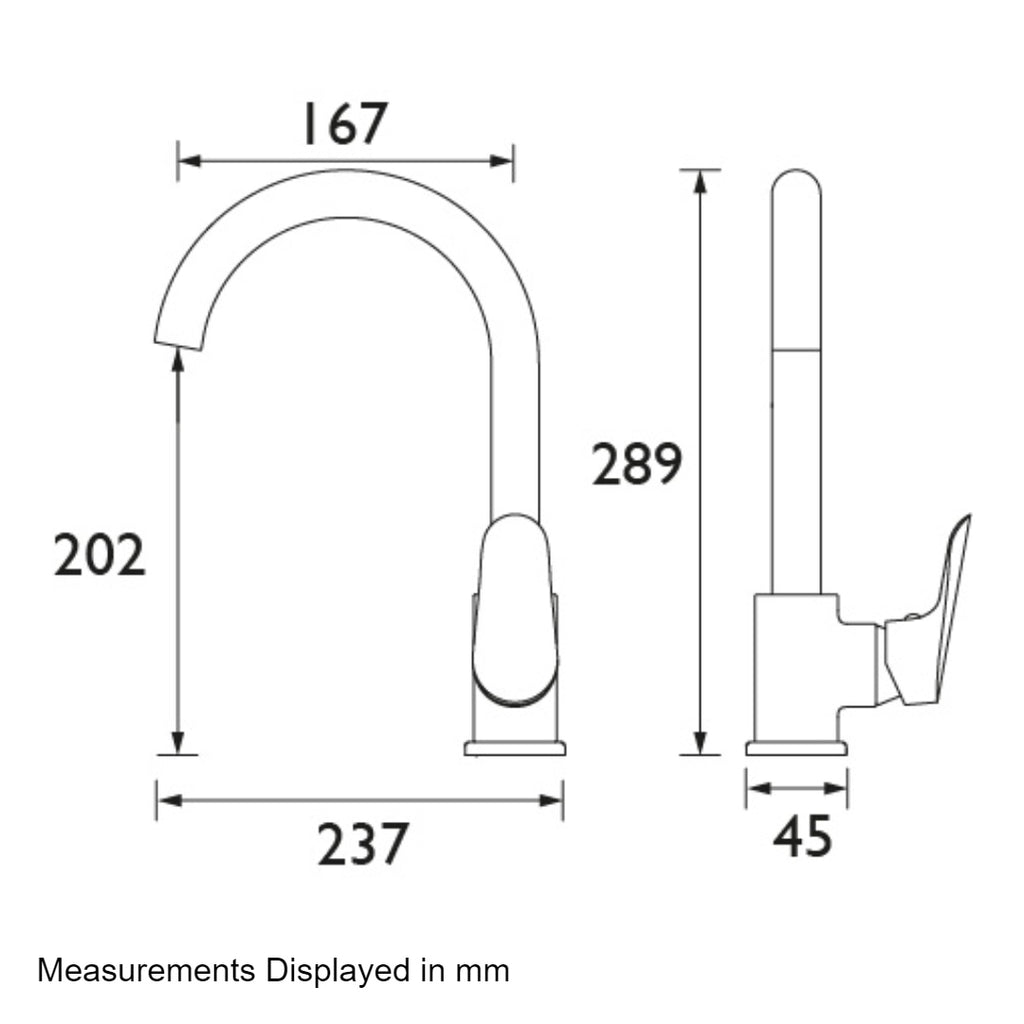 Bristan Seltz Monobloc Sink Mixer - Chrome