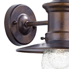 Sedgewick Outdoor Wall Light Bronze Glass IP44<br>Matt Bronze