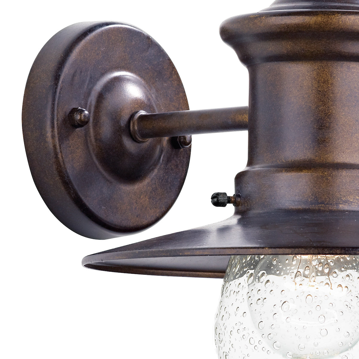 Sedgewick Outdoor Wall Light Bronze Glass IP44<br>Matt Bronze
