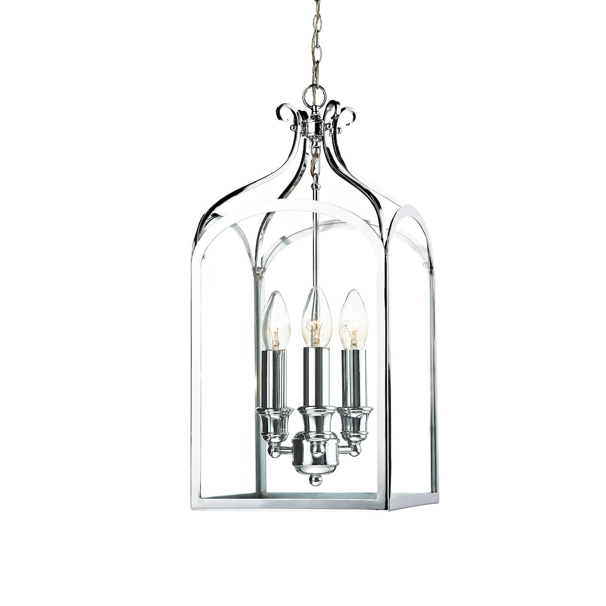 Senator 3 Light Pendant Polished Chrome<br>Polished Chrome