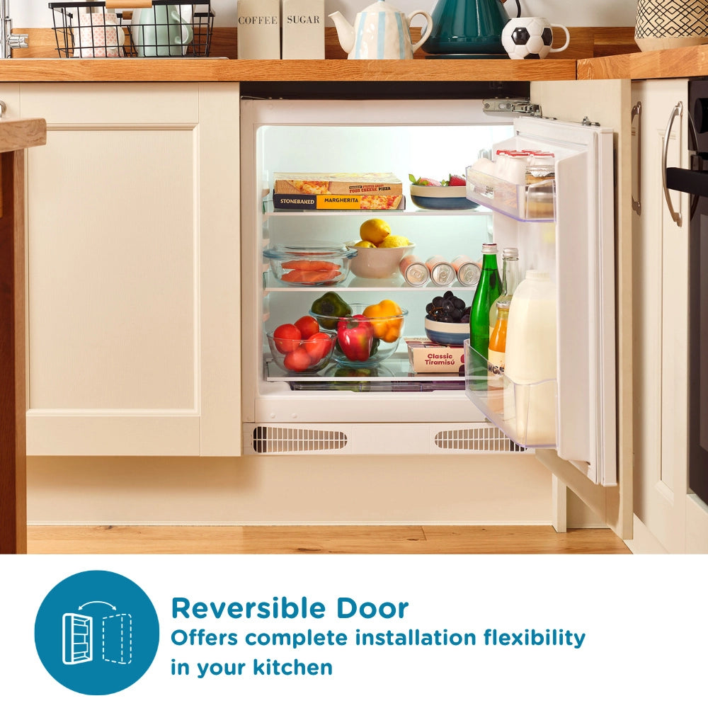 Sensis RFUCBI01L54EW 59.5cm Built-In Larder Fridge - White