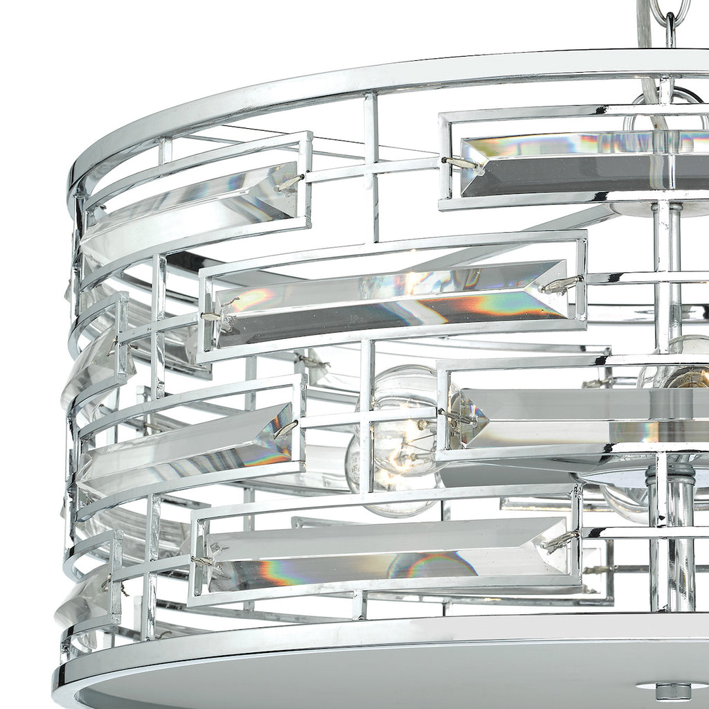 Seville 6 Light Pendant K9 Crystal Polished Chrome<br>Polished Chrome
