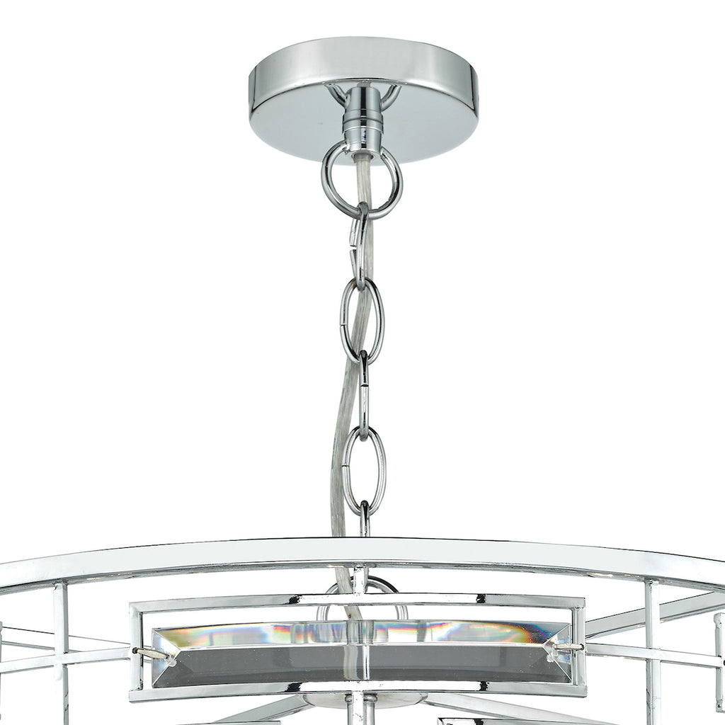 Seville 6 Light Pendant K9 Crystal Polished Chrome<br>Polished Chrome