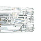 Seville 2 Light Wall Light Crystal Polished Chrome<br>Polished Chrome