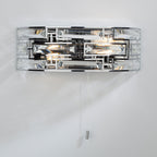 Seville 2 Light Wall Light Crystal Polished Chrome<br>Polished Chrome