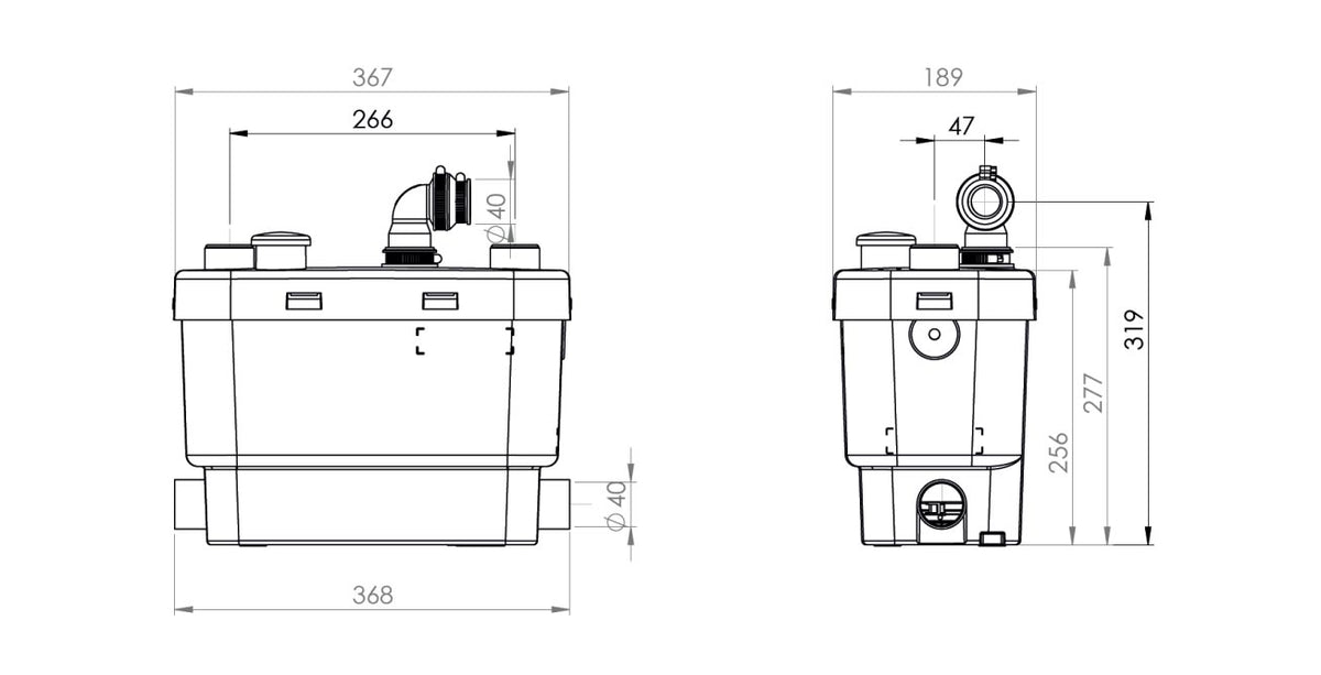 Saniflo Sanivite Plus Small Bore Sani System