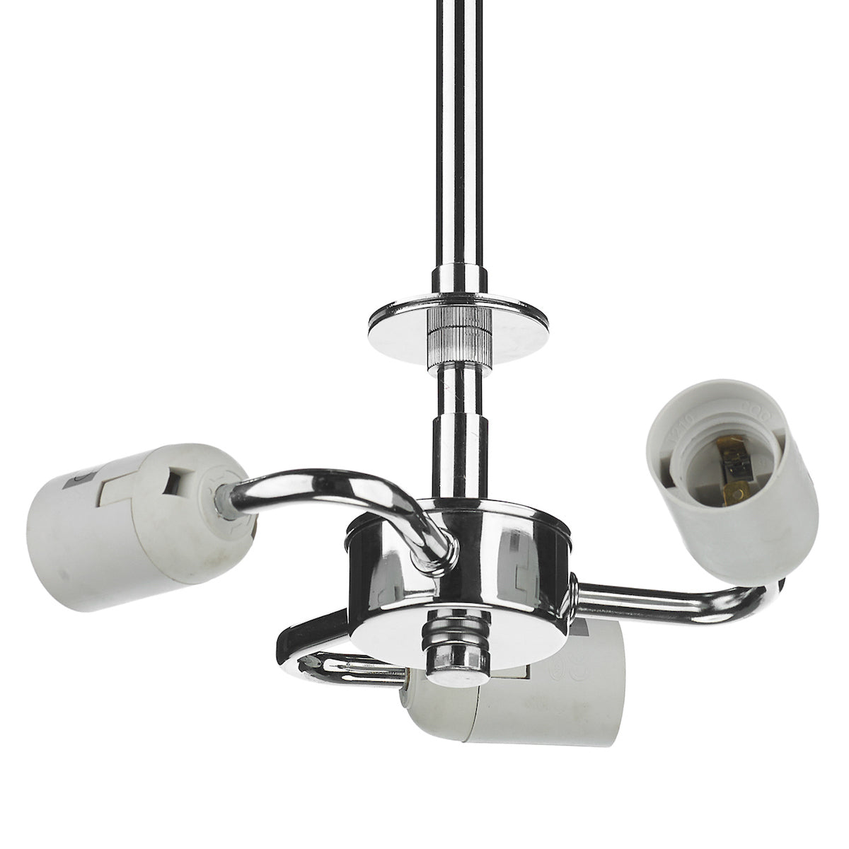 3 Light Semi Flush Suspension Polished Chrome<br>Polished Chrome