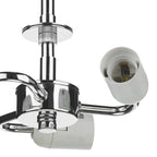 3 Light Semi Flush Suspension Polished Chrome<br>Polished Chrome