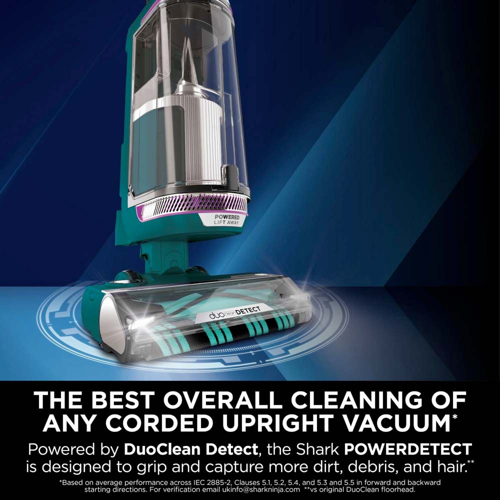Shark AZ3900UKT PowerDetect Powered Lift-Away Upright Vacuum Cleaner - Dark Teal