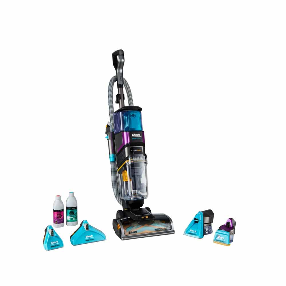 Shark EX300UK CarpetXpert Carpet Cleaner with Built-In Stain Striker - Charcoal & Fuchsia