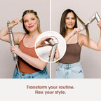 Shark HD436SLUK FlexStyle Air Styler & Hair Dryer for Straight & Wavy Hair - 4 Attachments - Stone
