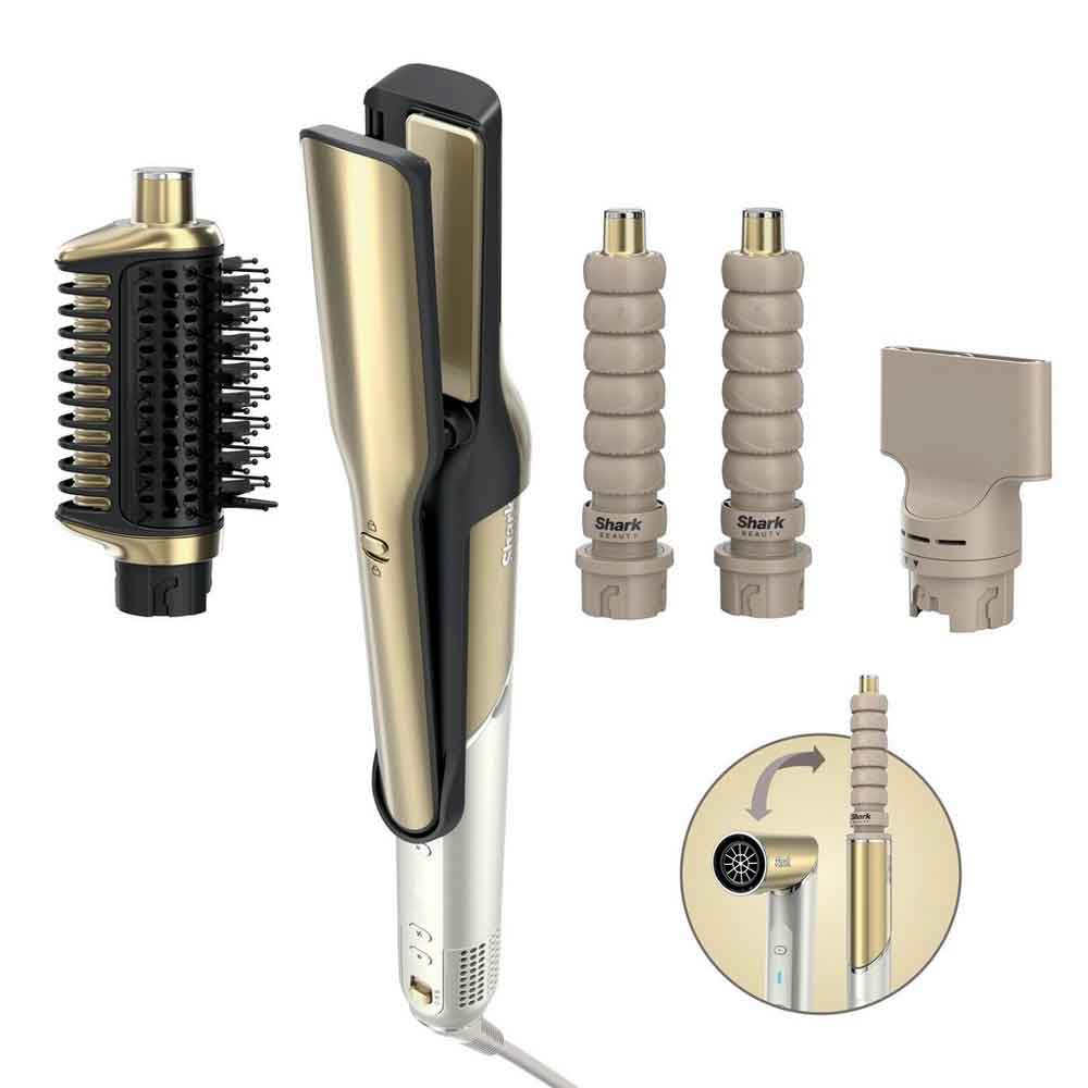 Shark HD6041SUK Glam Ceramic Air Styling and Drying System - French Gold