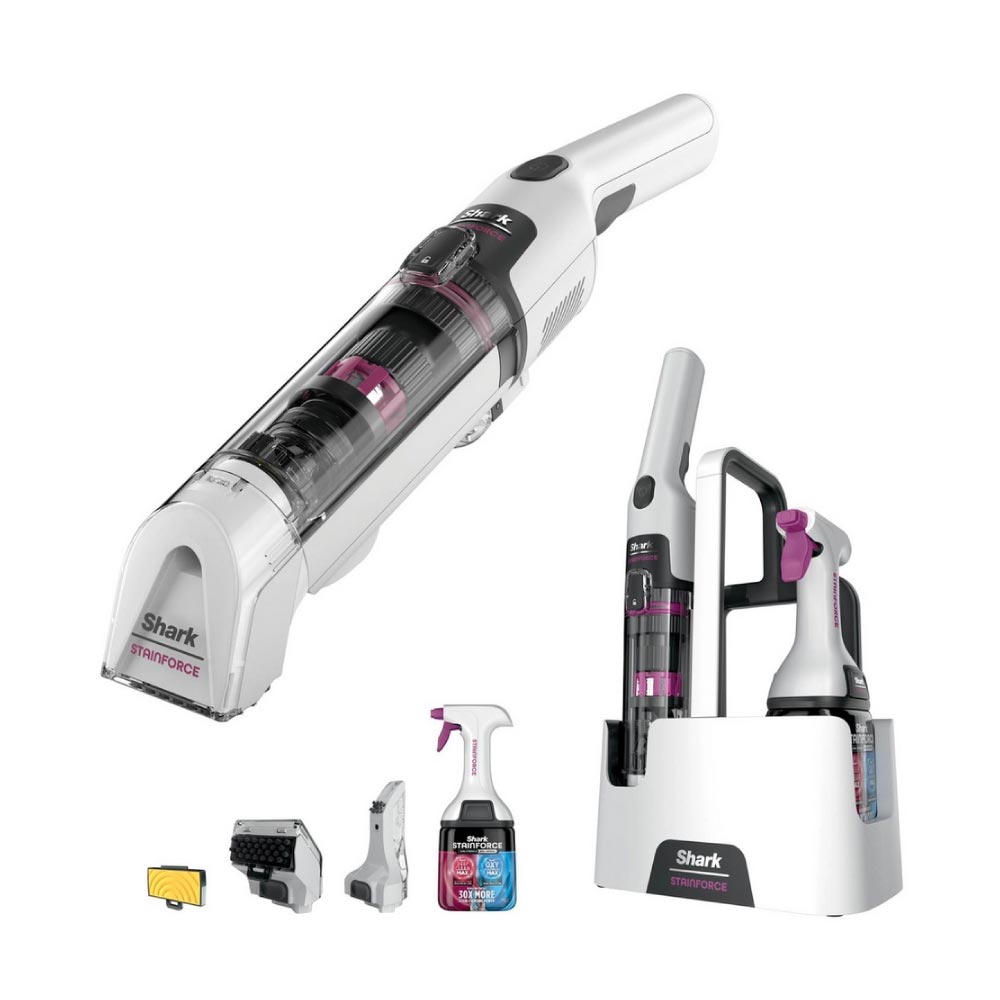 Shark HX100UKT Shark StainForce Cordless Stain-Destroying Spot Cleaner - White