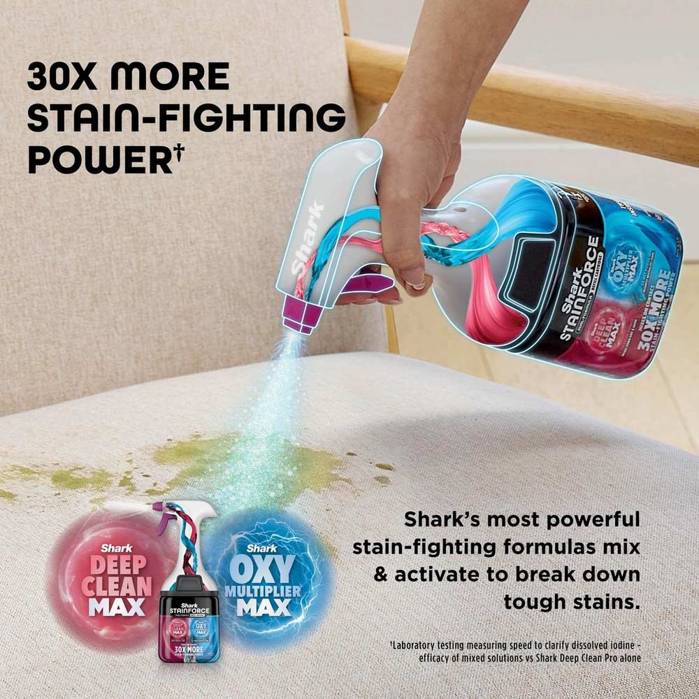 Shark HX100UKT Shark StainForce Cordless Stain-Destroying Spot Cleaner - White