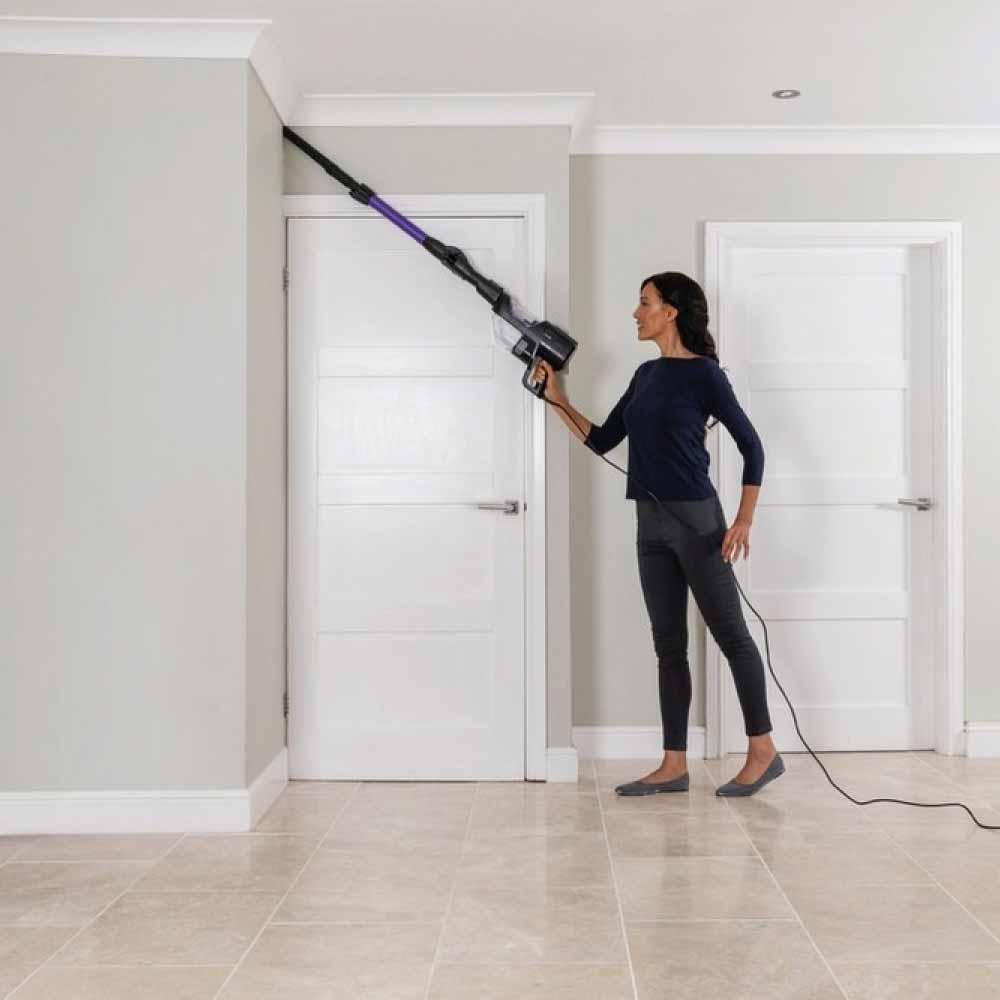 Shark HZ500UK Anti Hair Wrap Corded Stick Vacuum Cleaner with Flexology - Purple