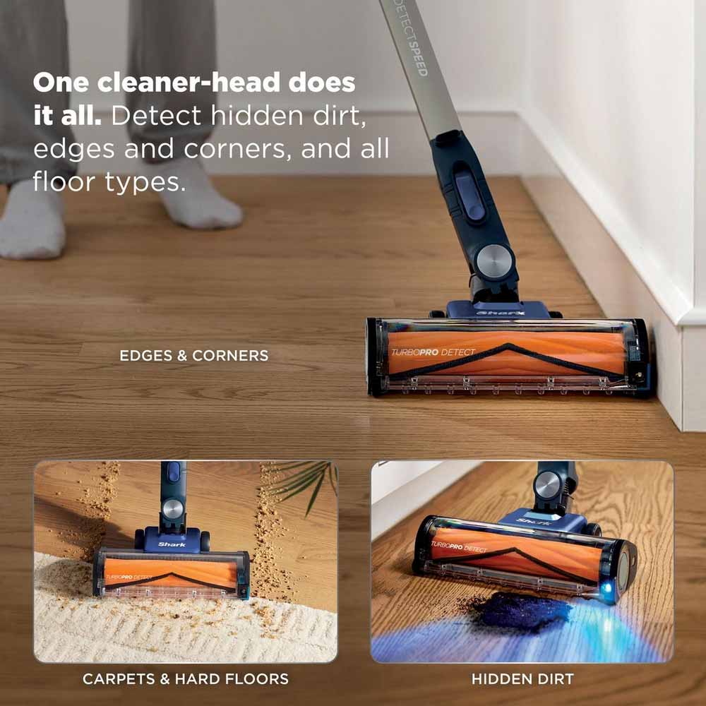 Shark IA1241UKT Phoenix Power Detect Light Cordless Pet Vacuum - Ultramarine