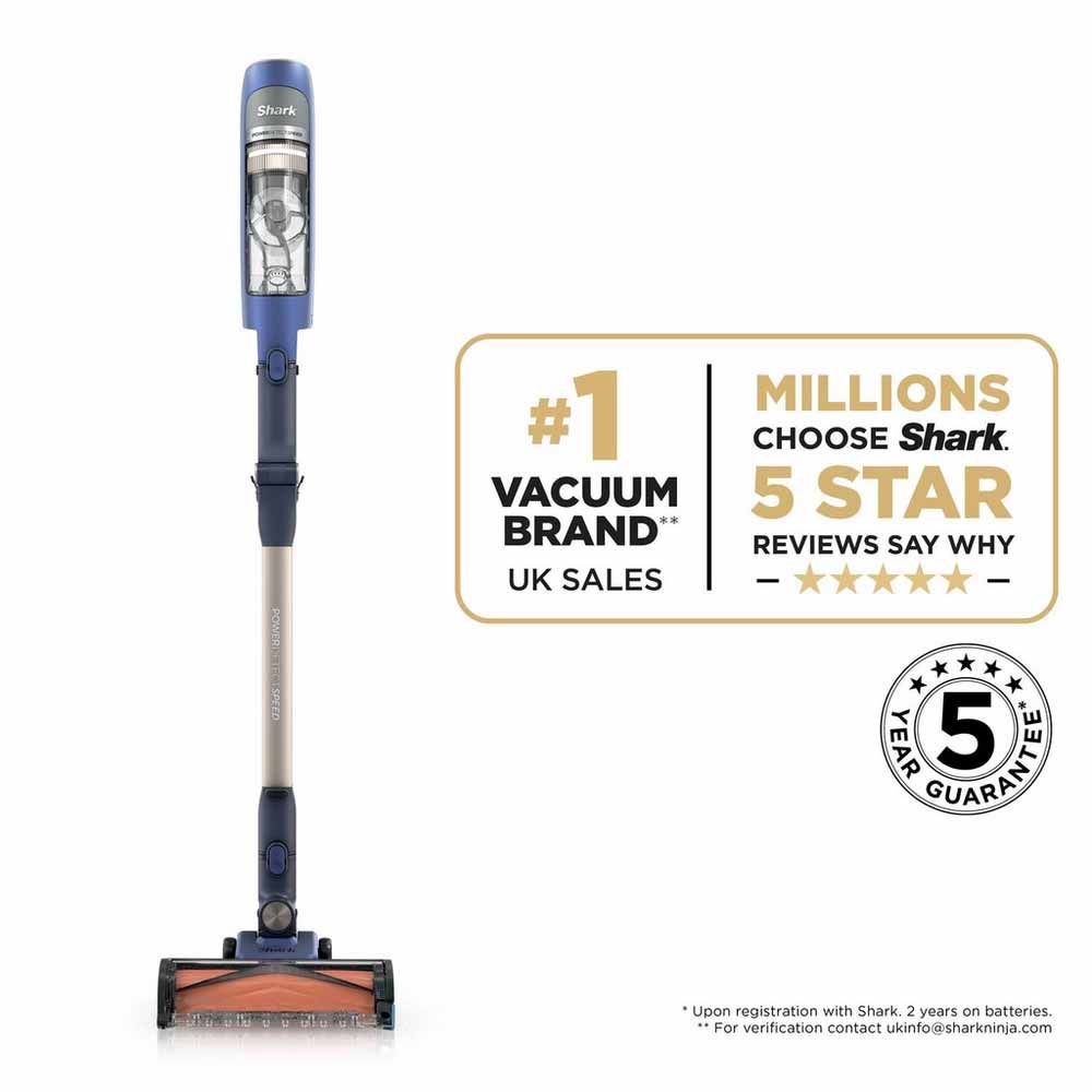 Shark IA1241UK Phoenix Power Detect Light Cordless Vaccum - Ultramarine