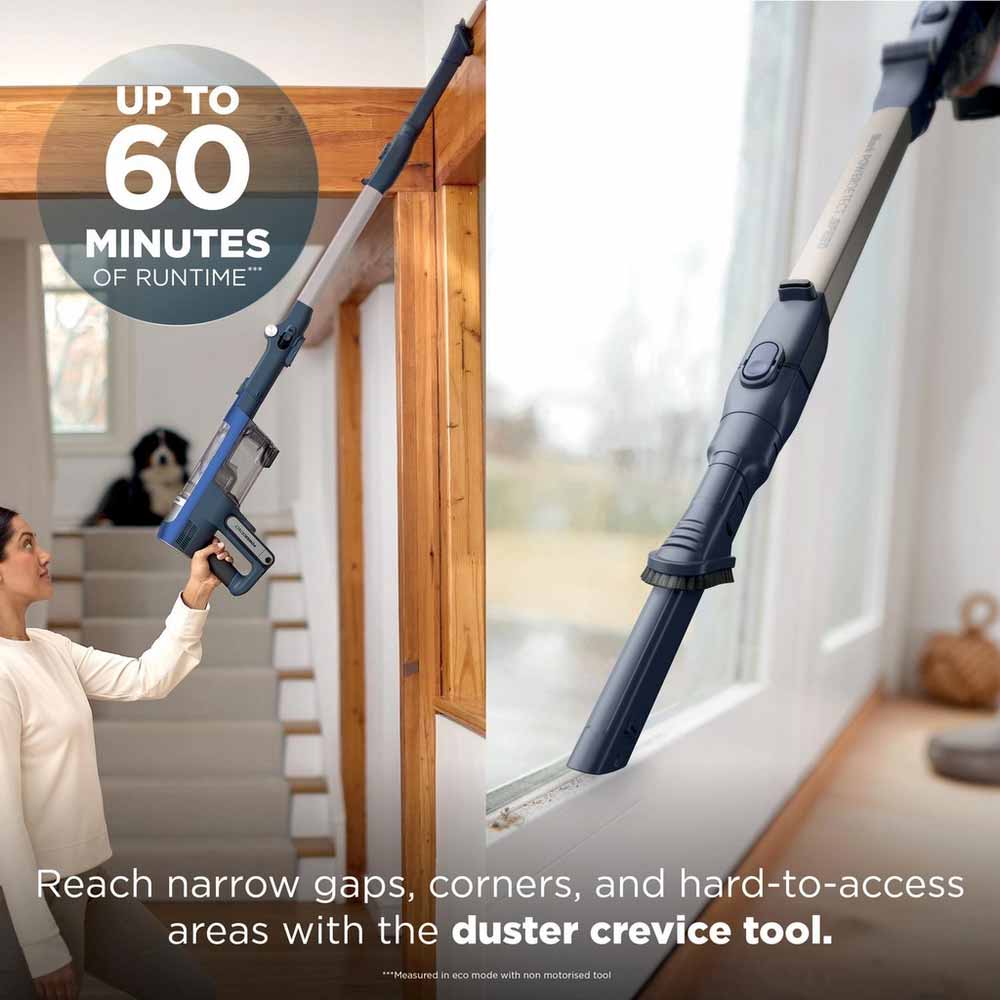Shark IA1241UK Phoenix Power Detect Light Cordless Vaccum - Ultramarine