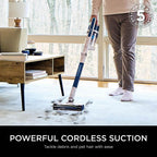 Shark IZ380UK PowerPro Cordless Stick Vacuum Cleaner - 50 Minutes Run Time - Navy Metallic