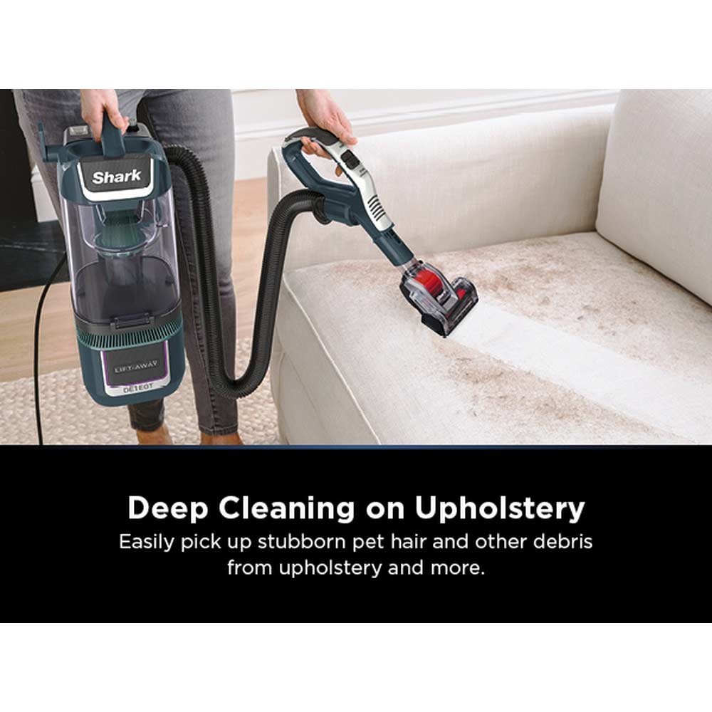 Shark LA791UKT Detect Pet Pro Upright Corded Vacuum - Adriatic Teal / Silver