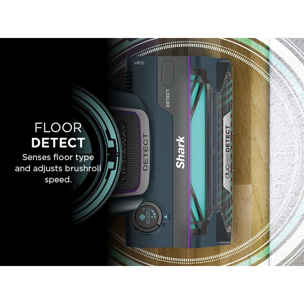 Shark LA791UKT Detect Pet Pro Upright Corded Vacuum - Adriatic Teal / Silver